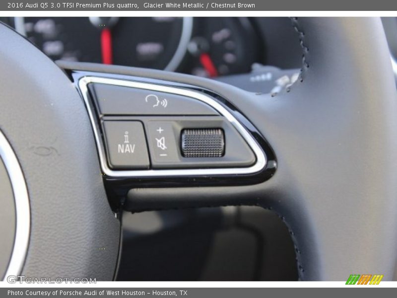 Glacier White Metallic / Chestnut Brown 2016 Audi Q5 3.0 TFSI Premium Plus quattro