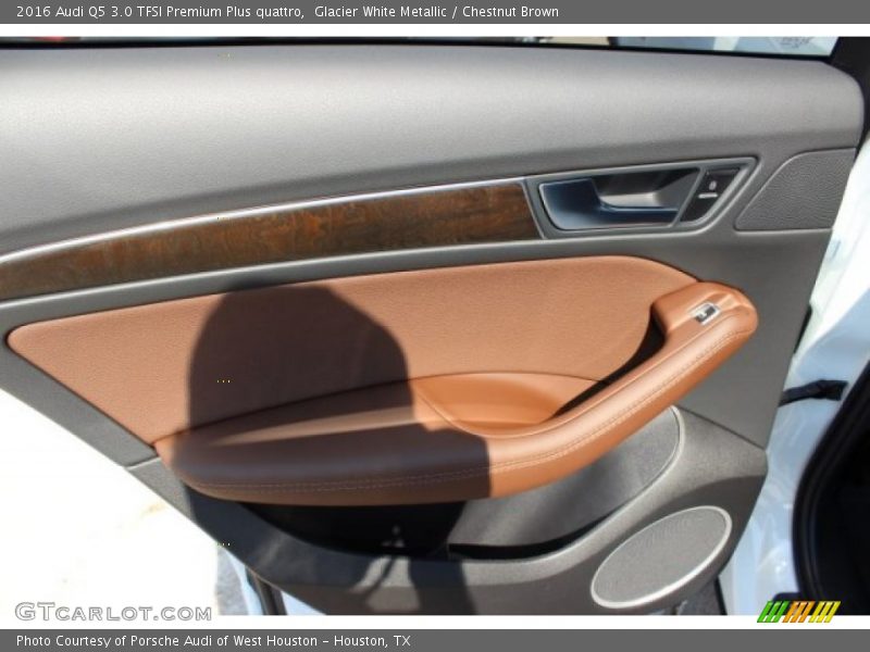 Glacier White Metallic / Chestnut Brown 2016 Audi Q5 3.0 TFSI Premium Plus quattro