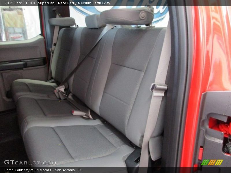 Race Red / Medium Earth Gray 2015 Ford F150 XL SuperCab