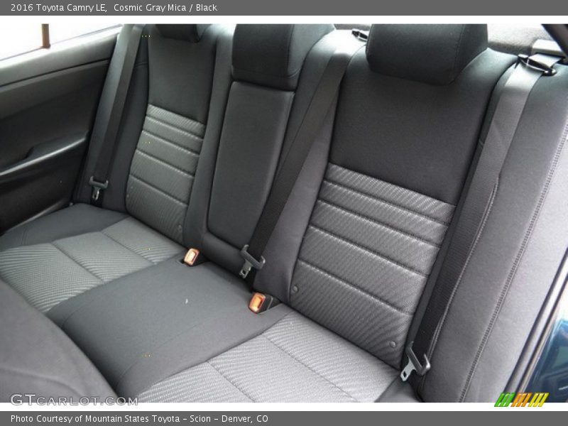 Cosmic Gray Mica / Black 2016 Toyota Camry LE