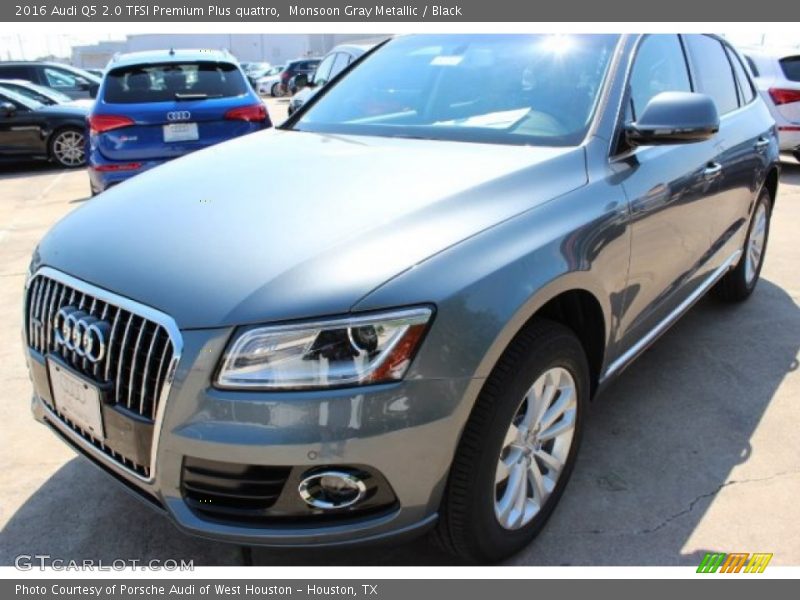Monsoon Gray Metallic / Black 2016 Audi Q5 2.0 TFSI Premium Plus quattro