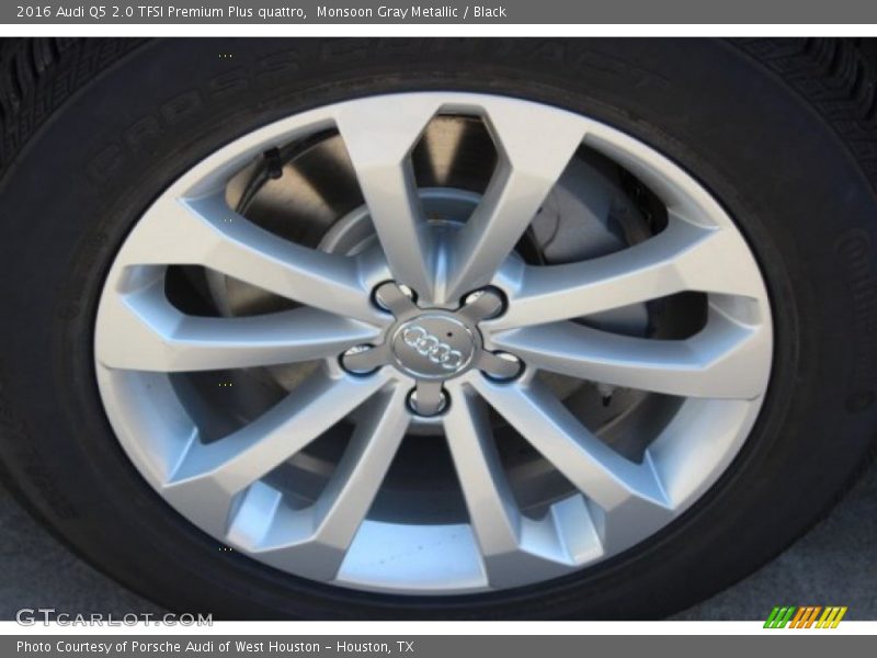 Monsoon Gray Metallic / Black 2016 Audi Q5 2.0 TFSI Premium Plus quattro