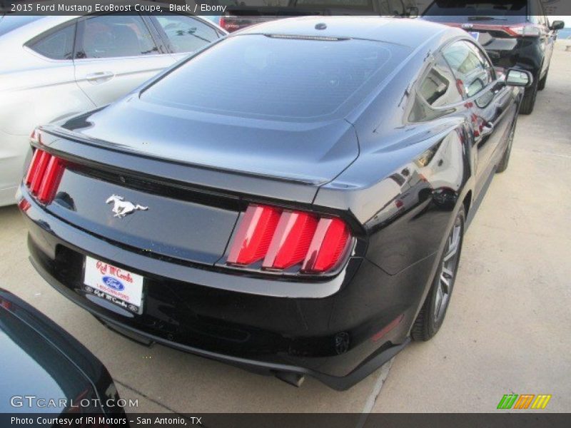 Black / Ebony 2015 Ford Mustang EcoBoost Coupe