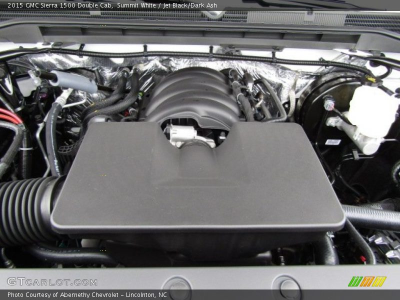 Summit White / Jet Black/Dark Ash 2015 GMC Sierra 1500 Double Cab