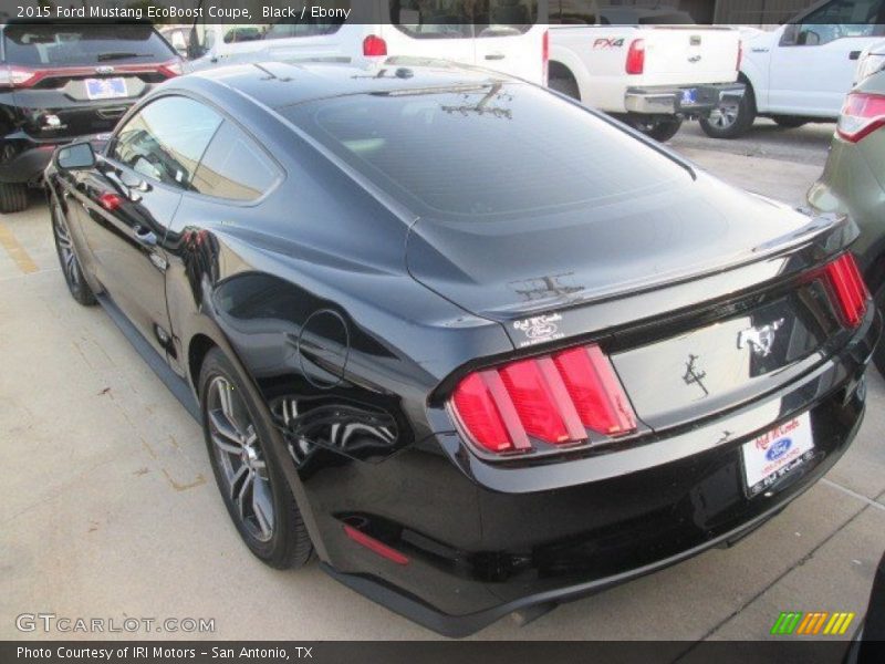 Black / Ebony 2015 Ford Mustang EcoBoost Coupe