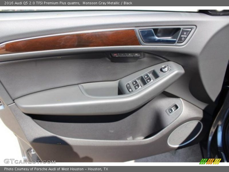 Monsoon Gray Metallic / Black 2016 Audi Q5 2.0 TFSI Premium Plus quattro