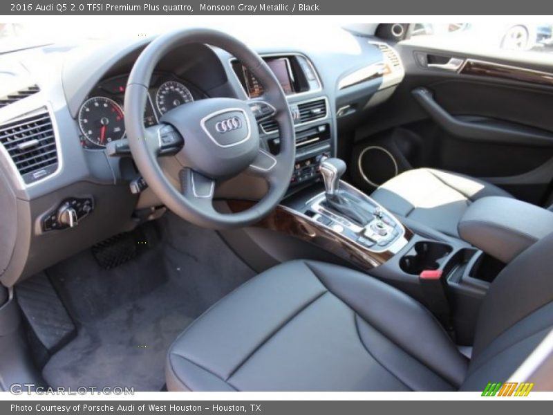 Monsoon Gray Metallic / Black 2016 Audi Q5 2.0 TFSI Premium Plus quattro