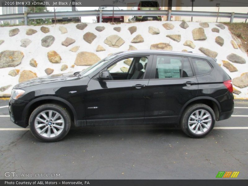 Jet Black / Black 2016 BMW X3 xDrive28i