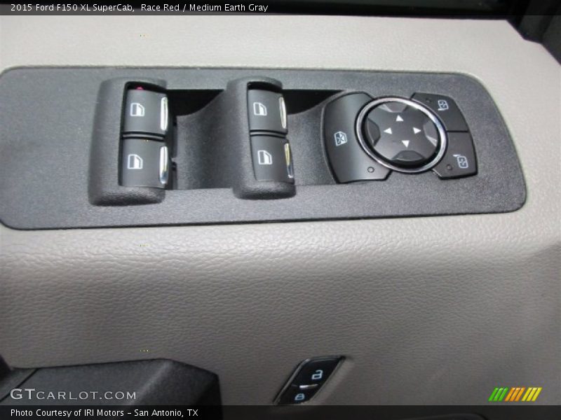 Race Red / Medium Earth Gray 2015 Ford F150 XL SuperCab