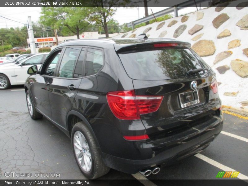 Jet Black / Black 2016 BMW X3 xDrive28i