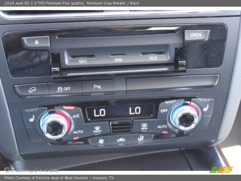 Monsoon Gray Metallic / Black 2016 Audi Q5 2.0 TFSI Premium Plus quattro