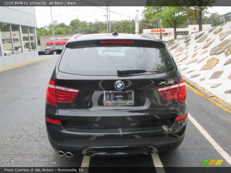 Jet Black / Black 2016 BMW X3 xDrive28i