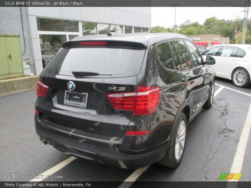 Jet Black / Black 2016 BMW X3 xDrive28i