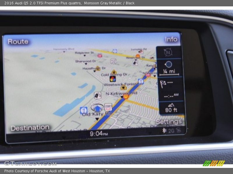 Monsoon Gray Metallic / Black 2016 Audi Q5 2.0 TFSI Premium Plus quattro
