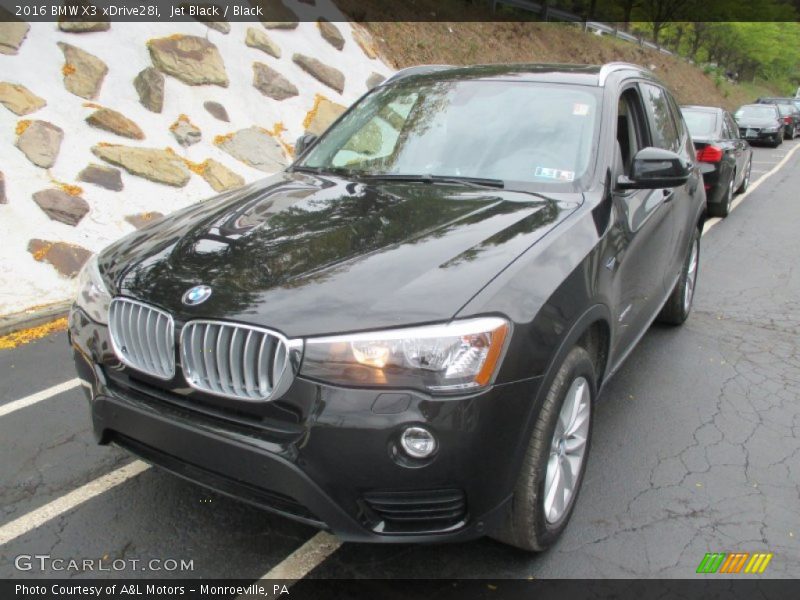 Jet Black / Black 2016 BMW X3 xDrive28i