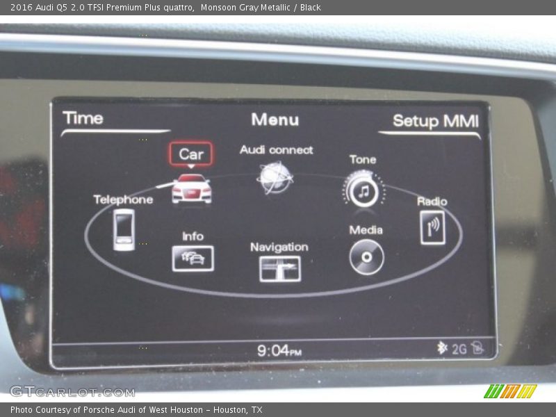 Monsoon Gray Metallic / Black 2016 Audi Q5 2.0 TFSI Premium Plus quattro