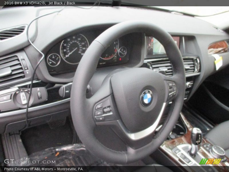 Jet Black / Black 2016 BMW X3 xDrive28i
