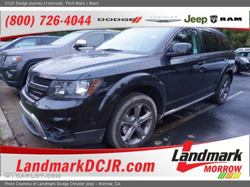 Pitch Black / Black 2015 Dodge Journey Crossroad