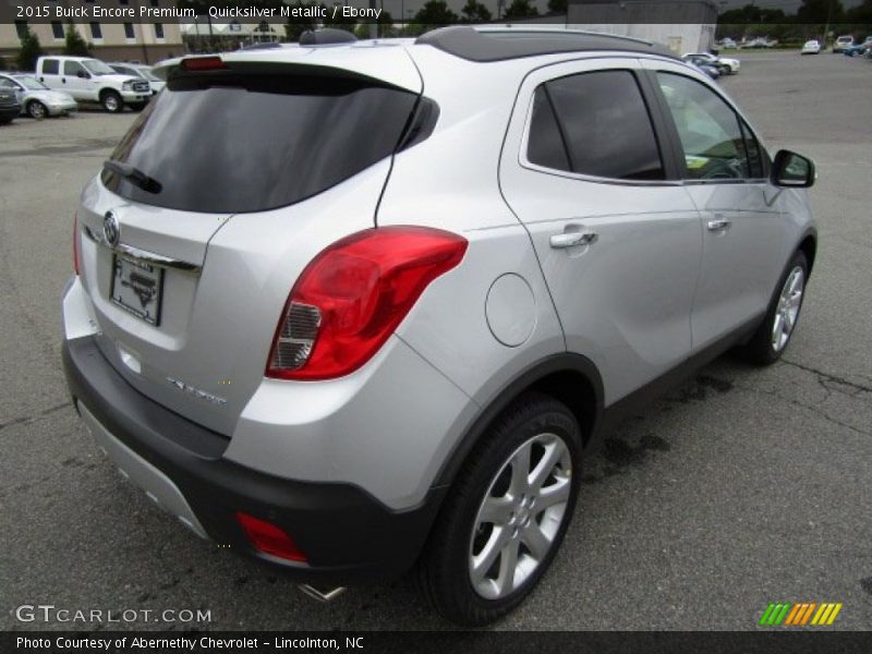 Quicksilver Metallic / Ebony 2015 Buick Encore Premium