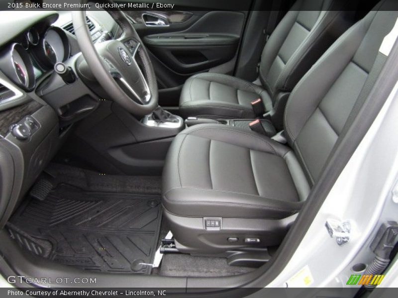 Quicksilver Metallic / Ebony 2015 Buick Encore Premium
