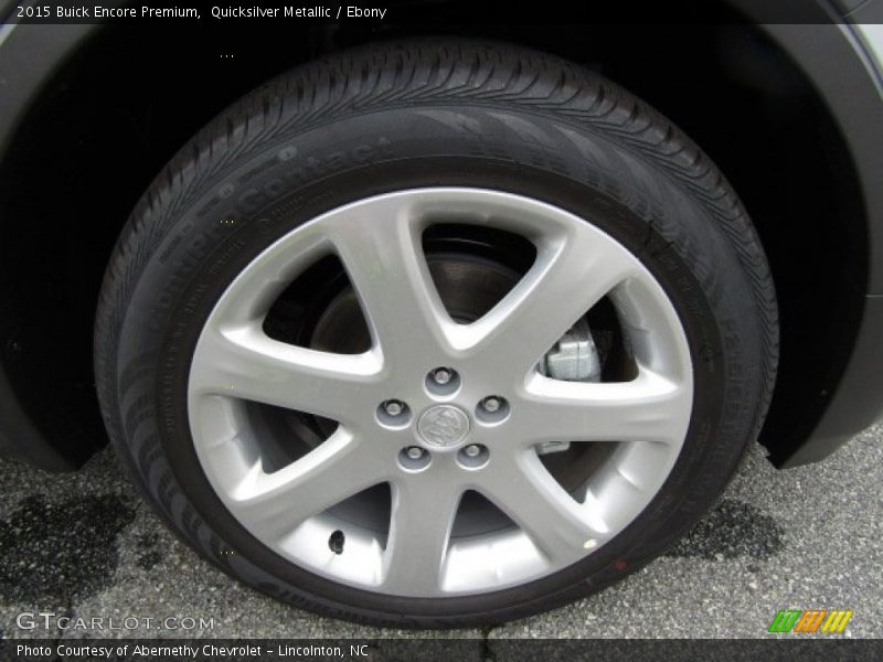 Quicksilver Metallic / Ebony 2015 Buick Encore Premium