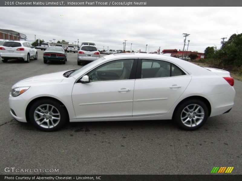 Iridescent Pearl Tricoat / Cocoa/Light Neutral 2016 Chevrolet Malibu Limited LT