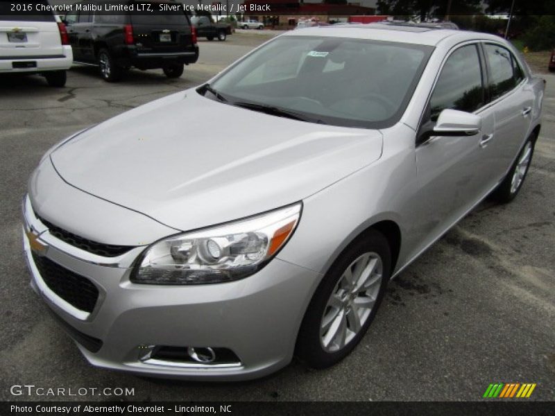 Silver Ice Metallic / Jet Black 2016 Chevrolet Malibu Limited LTZ