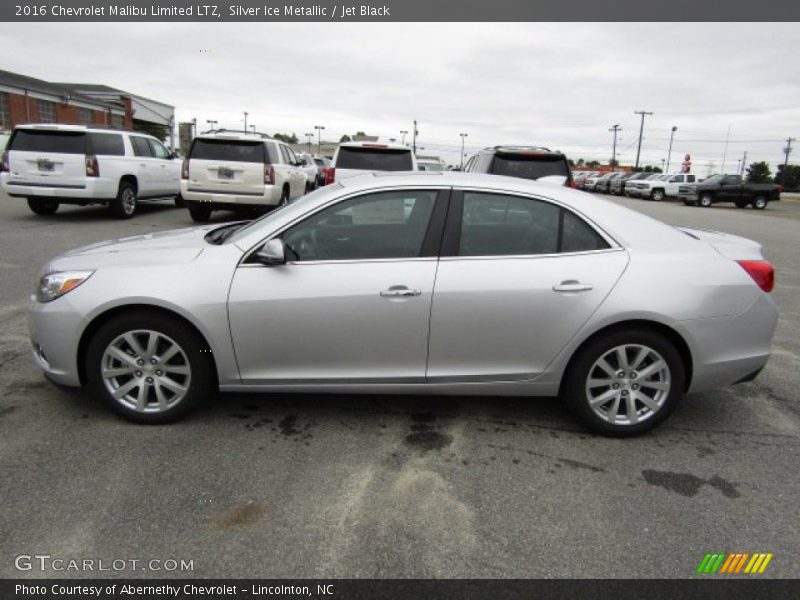 Silver Ice Metallic / Jet Black 2016 Chevrolet Malibu Limited LTZ
