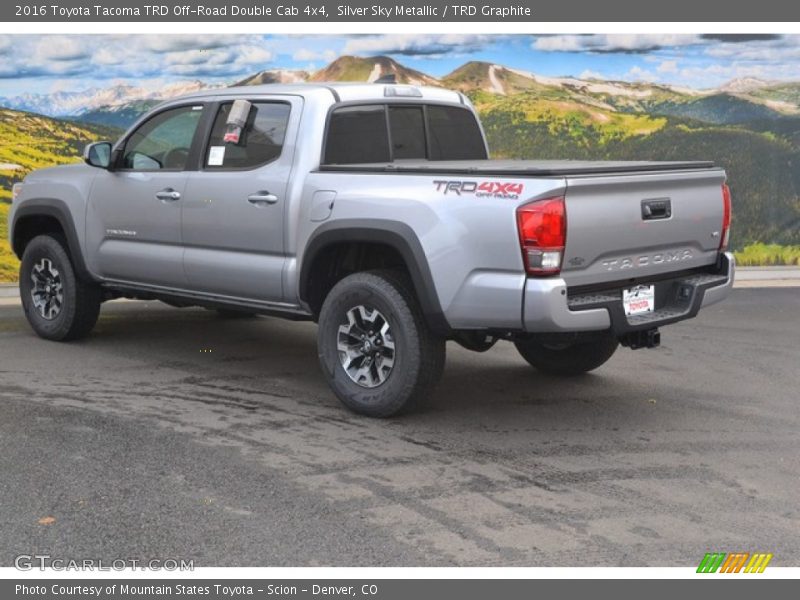  2016 Tacoma TRD Off-Road Double Cab 4x4 Silver Sky Metallic