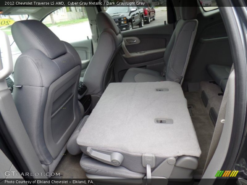 Cyber Gray Metallic / Dark Gray/Light Gray 2012 Chevrolet Traverse LS AWD