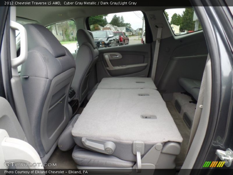 Cyber Gray Metallic / Dark Gray/Light Gray 2012 Chevrolet Traverse LS AWD