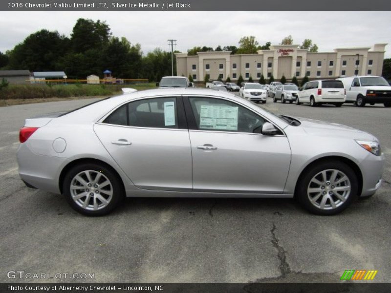 Silver Ice Metallic / Jet Black 2016 Chevrolet Malibu Limited LTZ
