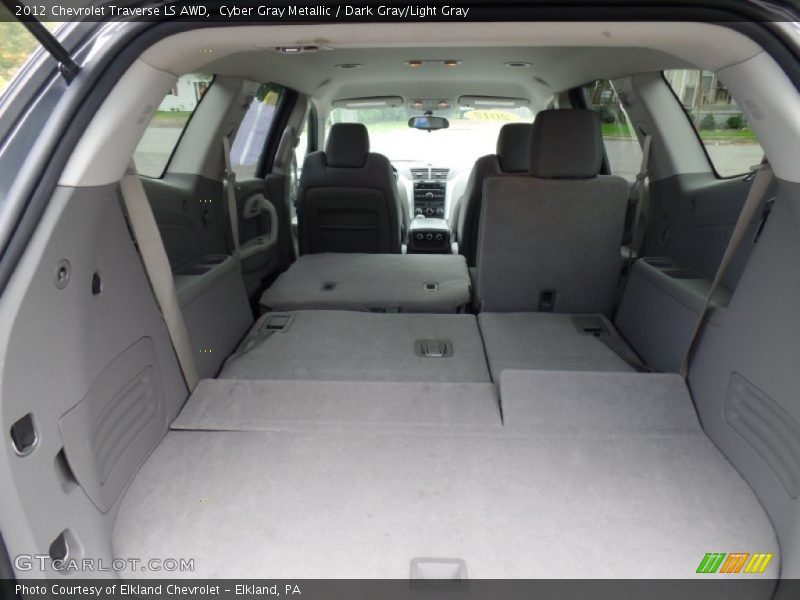 Cyber Gray Metallic / Dark Gray/Light Gray 2012 Chevrolet Traverse LS AWD