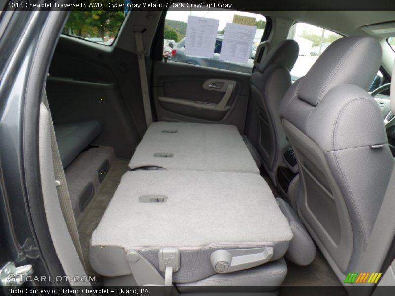 Cyber Gray Metallic / Dark Gray/Light Gray 2012 Chevrolet Traverse LS AWD