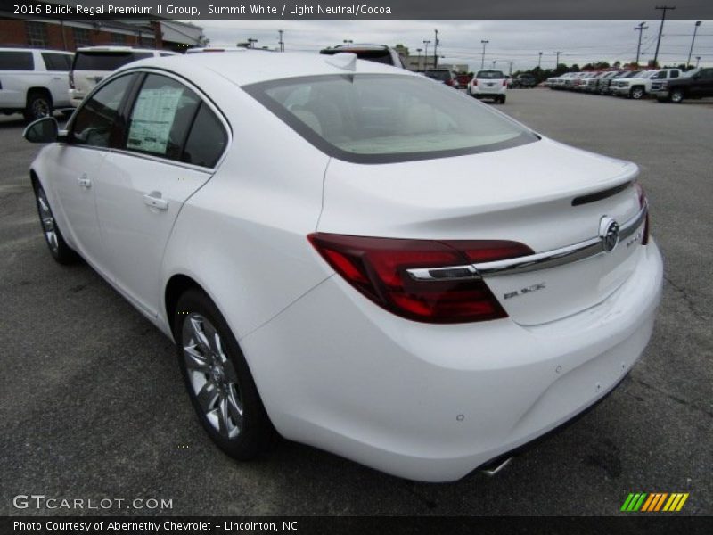 Summit White / Light Neutral/Cocoa 2016 Buick Regal Premium II Group