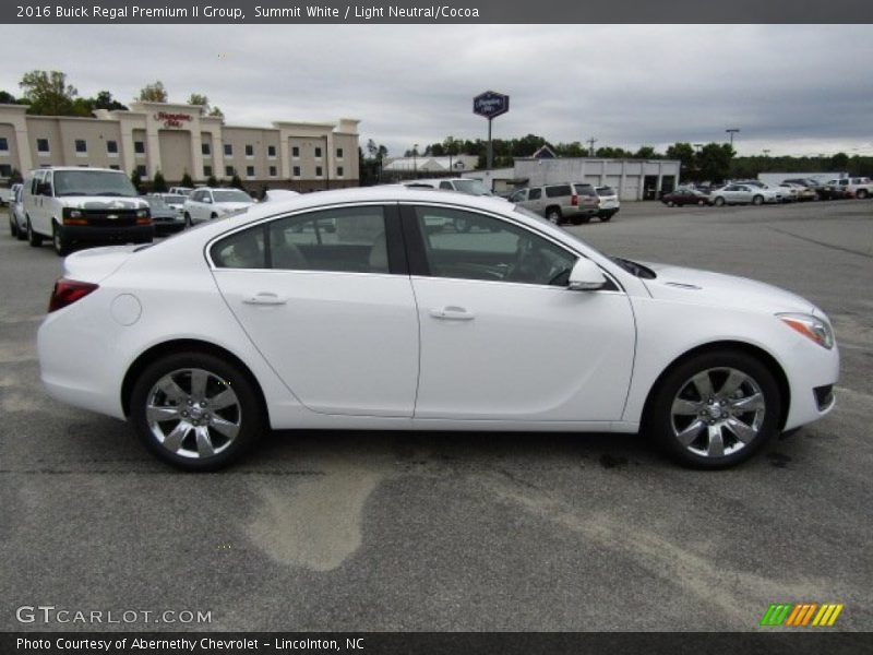 Summit White / Light Neutral/Cocoa 2016 Buick Regal Premium II Group