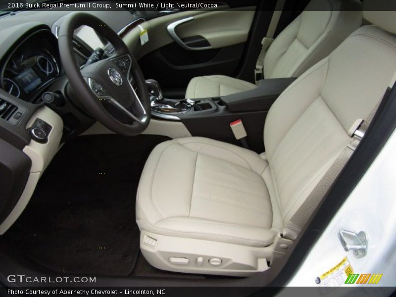 Front Seat of 2016 Regal Premium II Group