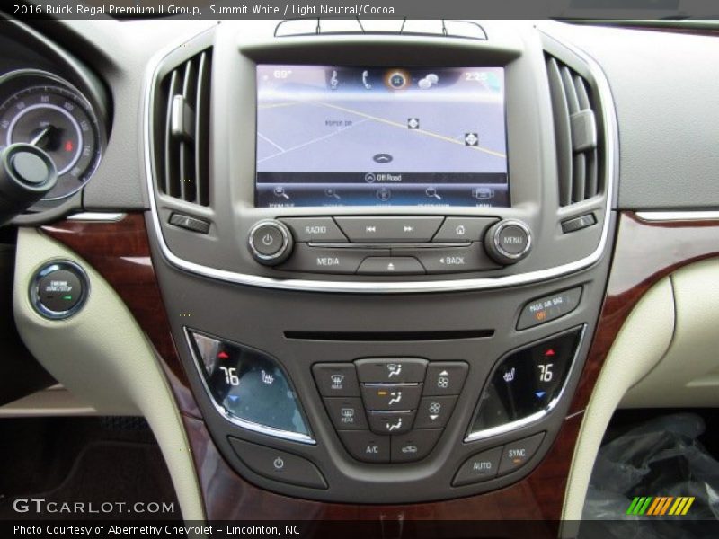 Controls of 2016 Regal Premium II Group