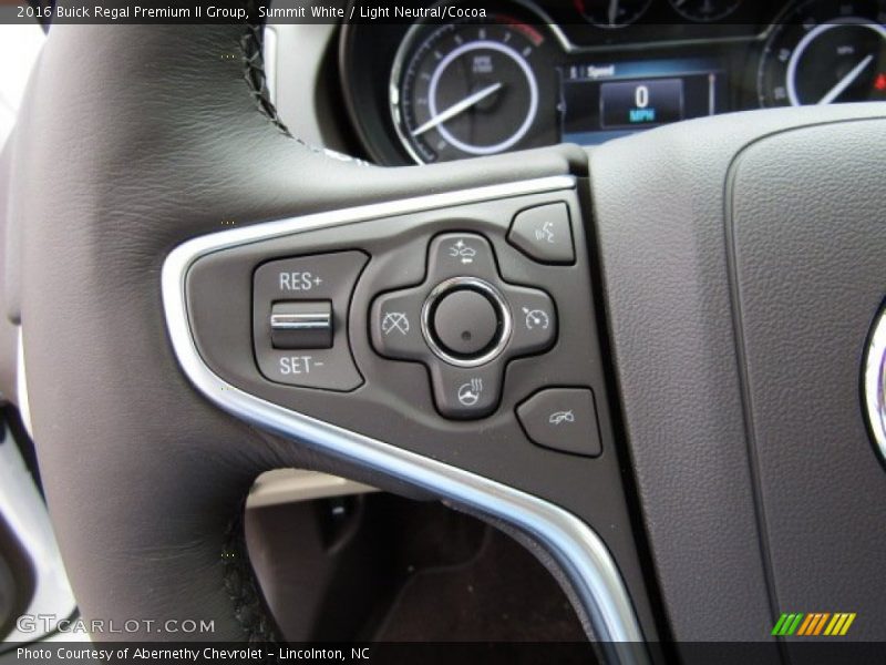 Summit White / Light Neutral/Cocoa 2016 Buick Regal Premium II Group
