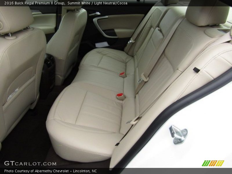 Rear Seat of 2016 Regal Premium II Group