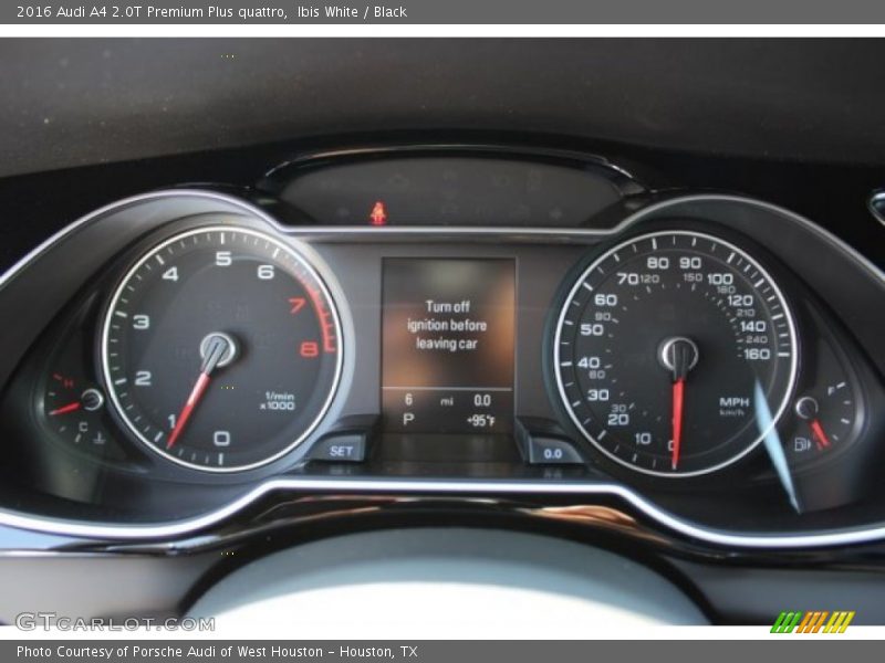 Ibis White / Black 2016 Audi A4 2.0T Premium Plus quattro