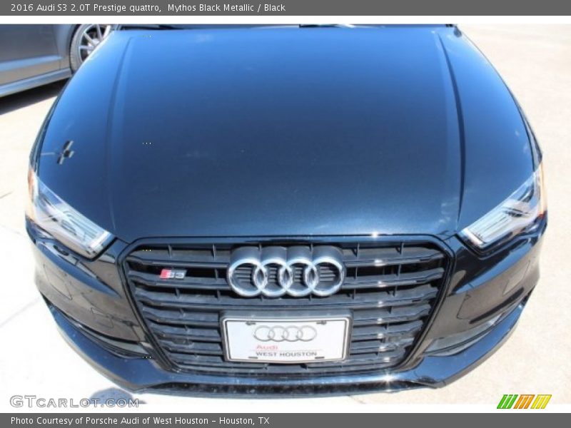 Mythos Black Metallic / Black 2016 Audi S3 2.0T Prestige quattro
