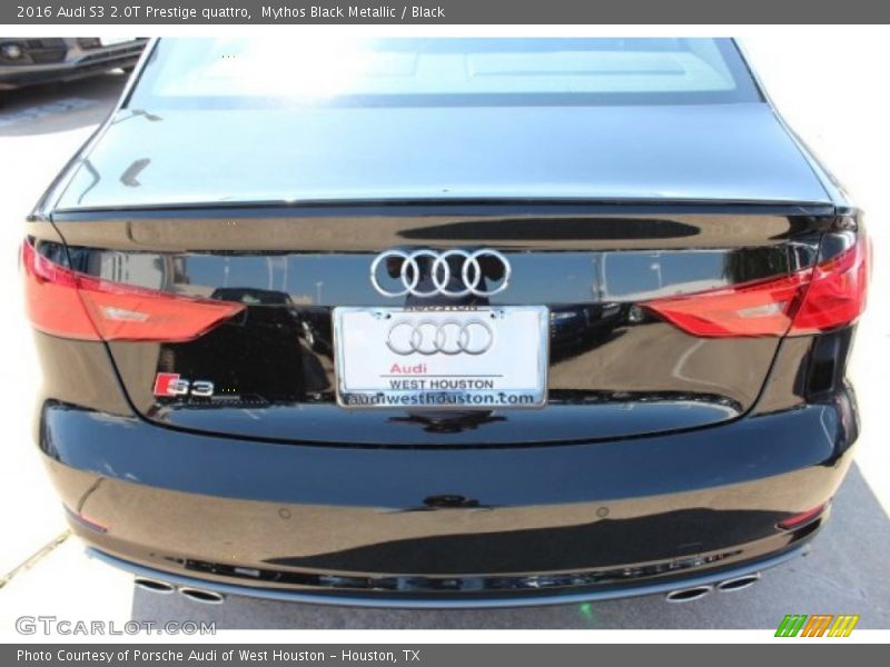 Mythos Black Metallic / Black 2016 Audi S3 2.0T Prestige quattro