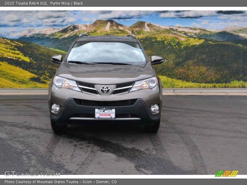 Pyrite Mica / Black 2015 Toyota RAV4 XLE
