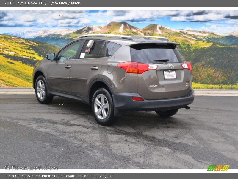 Pyrite Mica / Black 2015 Toyota RAV4 XLE
