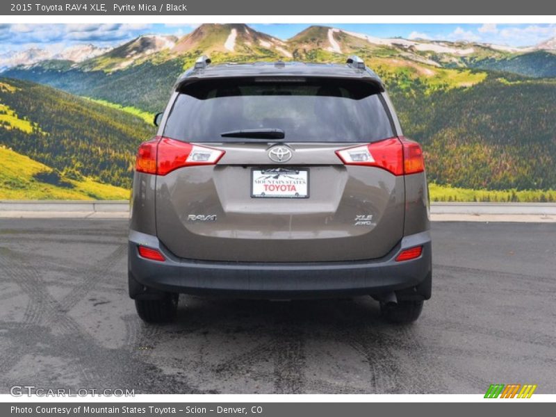 Pyrite Mica / Black 2015 Toyota RAV4 XLE