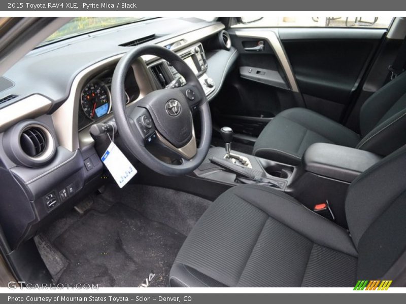 Pyrite Mica / Black 2015 Toyota RAV4 XLE