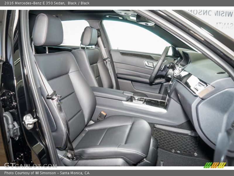 Black / Black 2016 Mercedes-Benz E 350 Sedan