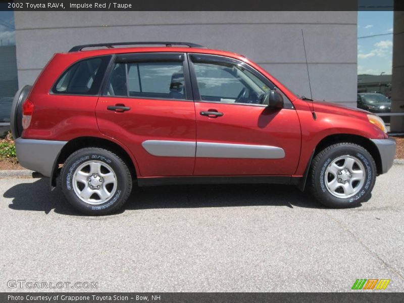 Impulse Red / Taupe 2002 Toyota RAV4