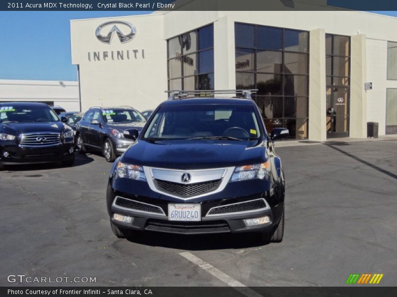Crystal Black Pearl / Ebony 2011 Acura MDX Technology